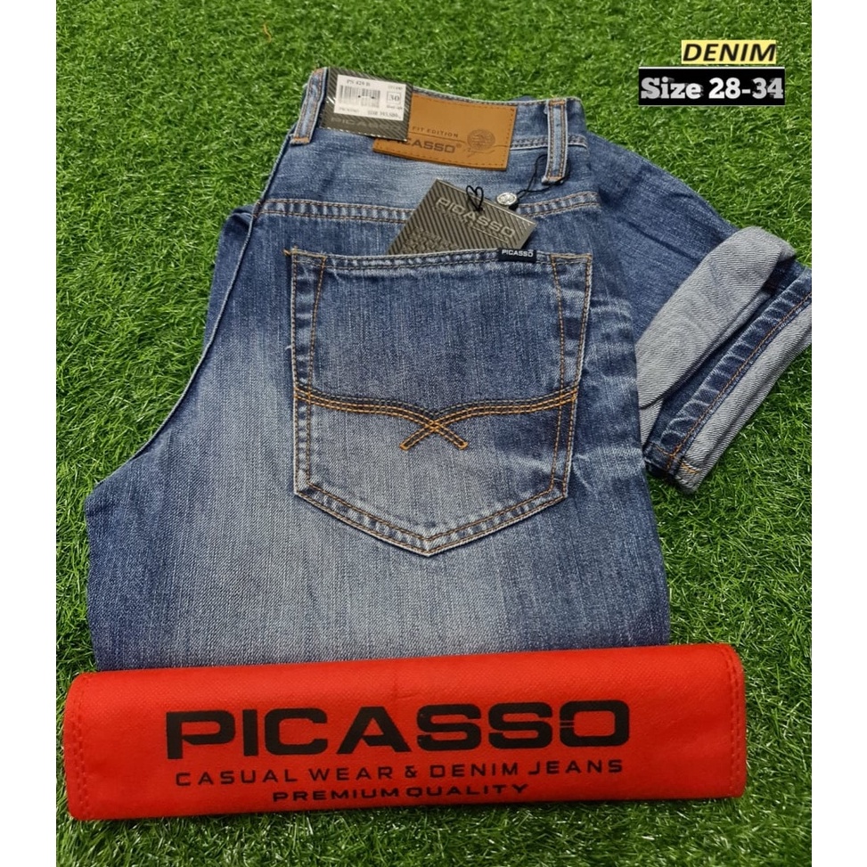 𝕰 PICASSO JEANS PANJANG SLIM FIT ORIGINAL / CELANA JEANS PNAJNG PICASSO ORIGINAL/ JEANS PICASSO ㊫
