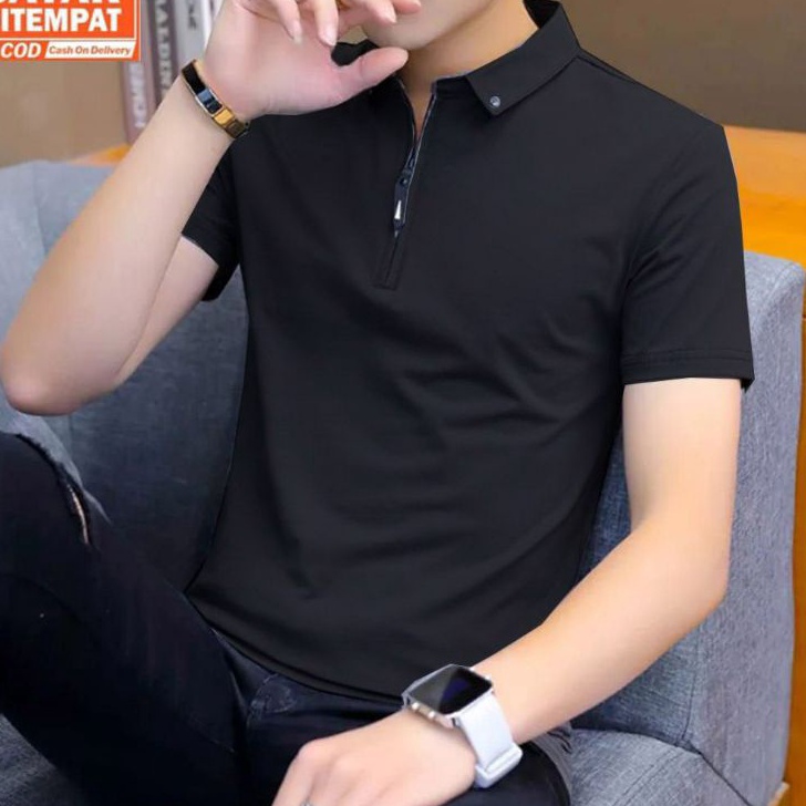 ➠☇☆✶ KAOS KERAH PRIA RESLETING / KAOS KERAH DISTRO POLOS PRIA / BAJU KERAH PRIA KEREN