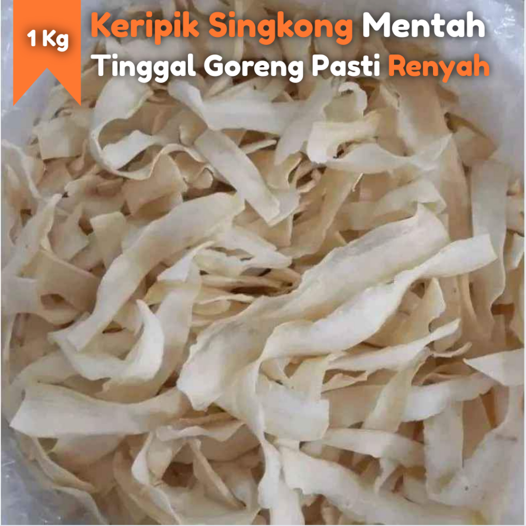 

keripik singkong mentah/keripik singkong/keripik singkong fresh/asli keripik singkong/ 1kg