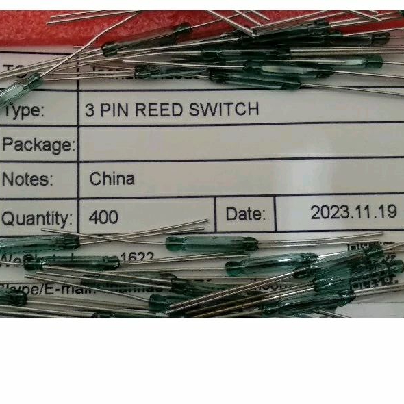 ES REED SWITCH REED SENSOR  3 pin NO NC 15x2.4mm