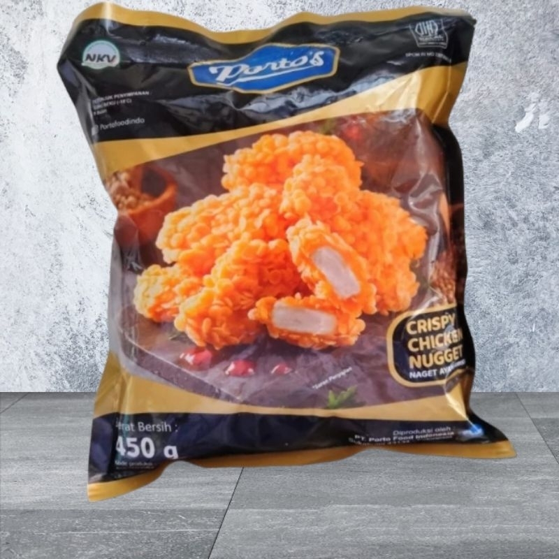 

RN_Frozen - PORTO'S Chiken Nugget Crispy Berat 450gr Ready