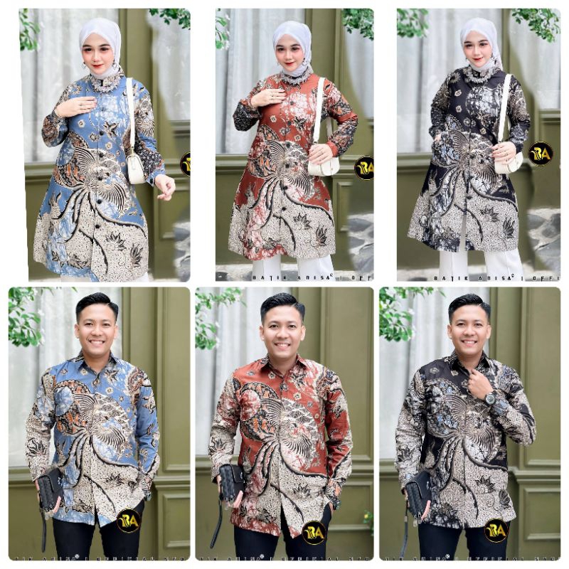 Baju Batik Couple Modern Motif Terbaru | Couple Batik Pria Wanita  | Sarimbit Batik Terbaru 2023