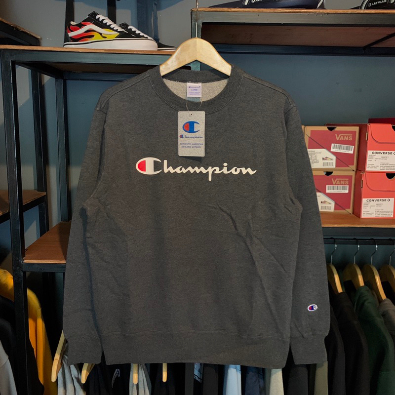 CH4MP BIGSCRIPT CREWNECK ORIGINAL BNWT JAPMAR