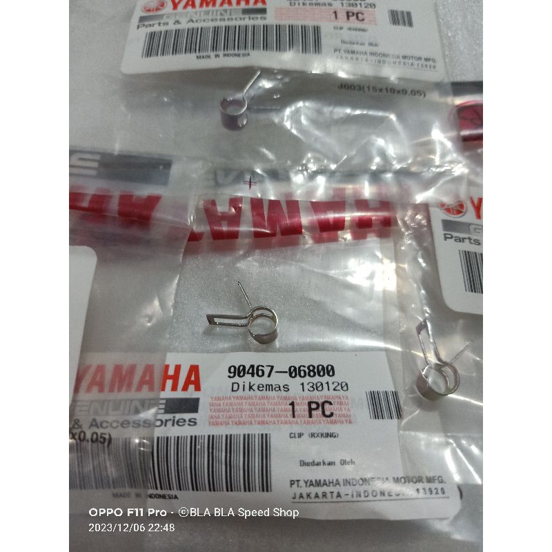 Clip selang pembuangan pompa oli samping rxking asli ori original YGP
