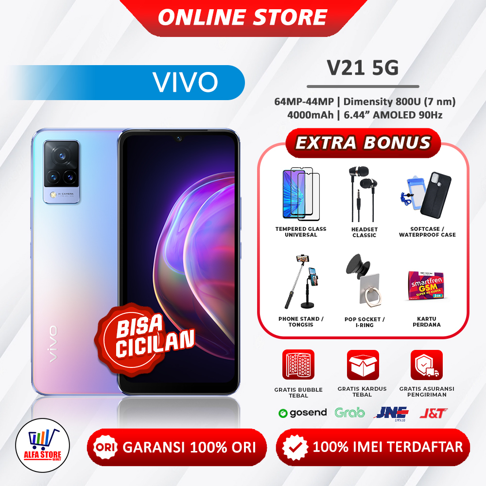 VIVO V21 5G RAM 8/256 GARANSI RESMI