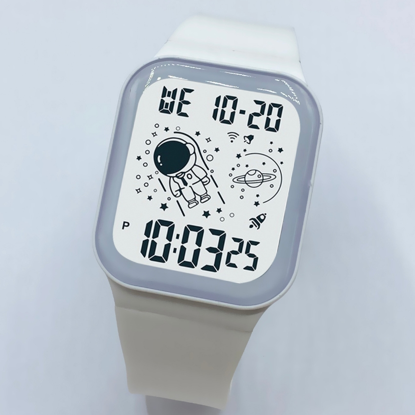 LASHDA 2024 Jam Tangan Pria Wanita Digital Astronout Anti Air