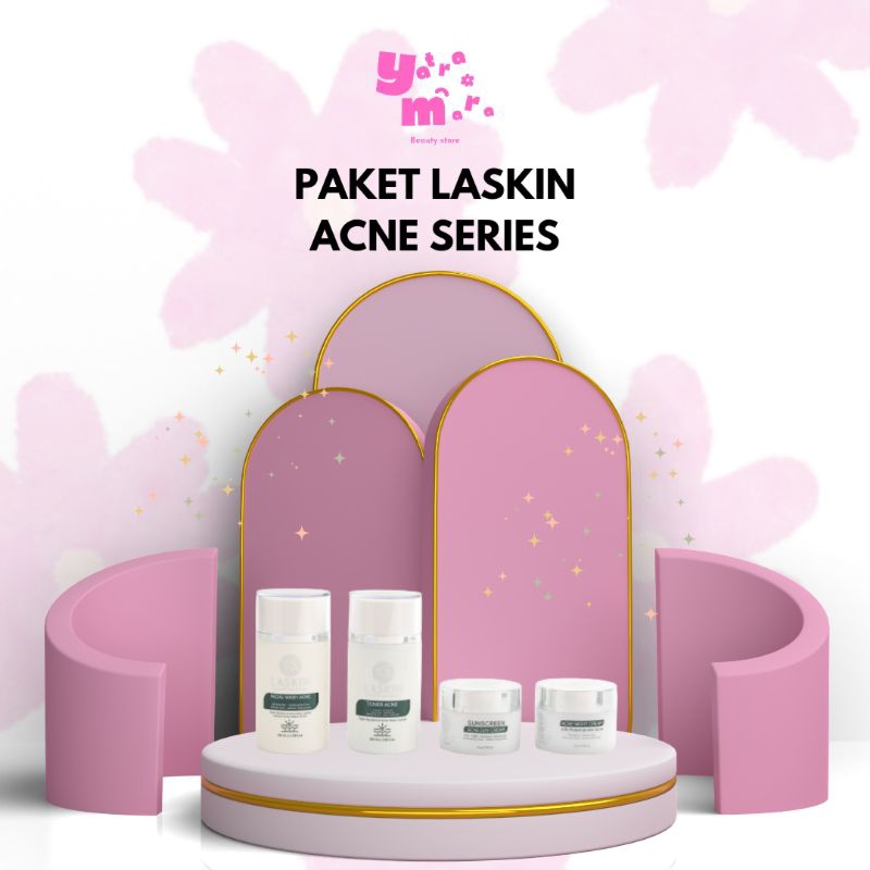 PAKET ACNE LASKIN (FREE POUCH LASKIN)