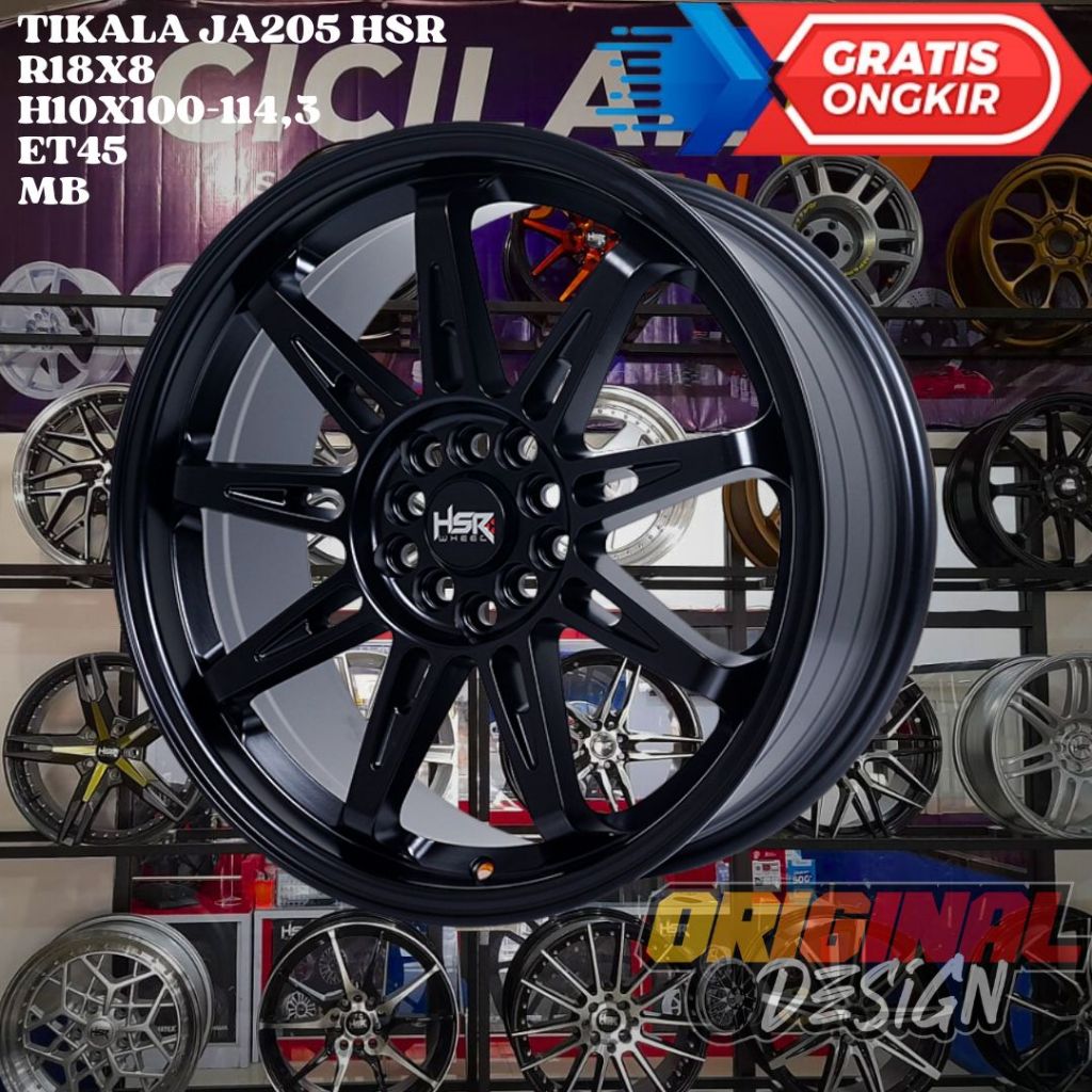 Velg Pelek Mobil Ring 18 HSR TIKALA R18 UNTUK JUKE XTRAIL LIVINA CRETA