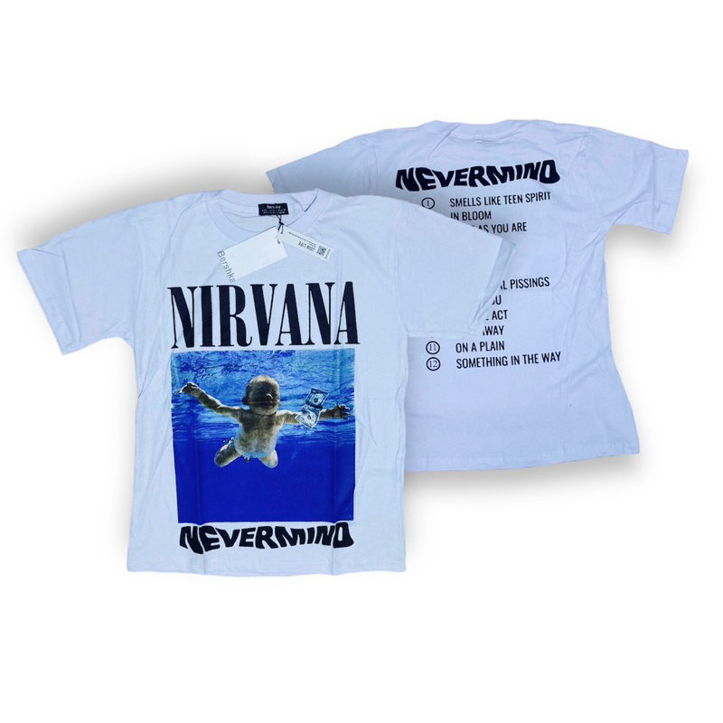 T-shirt Nirvana Bershka - Kaos Bershka Nirvana - Kaos Nirvana