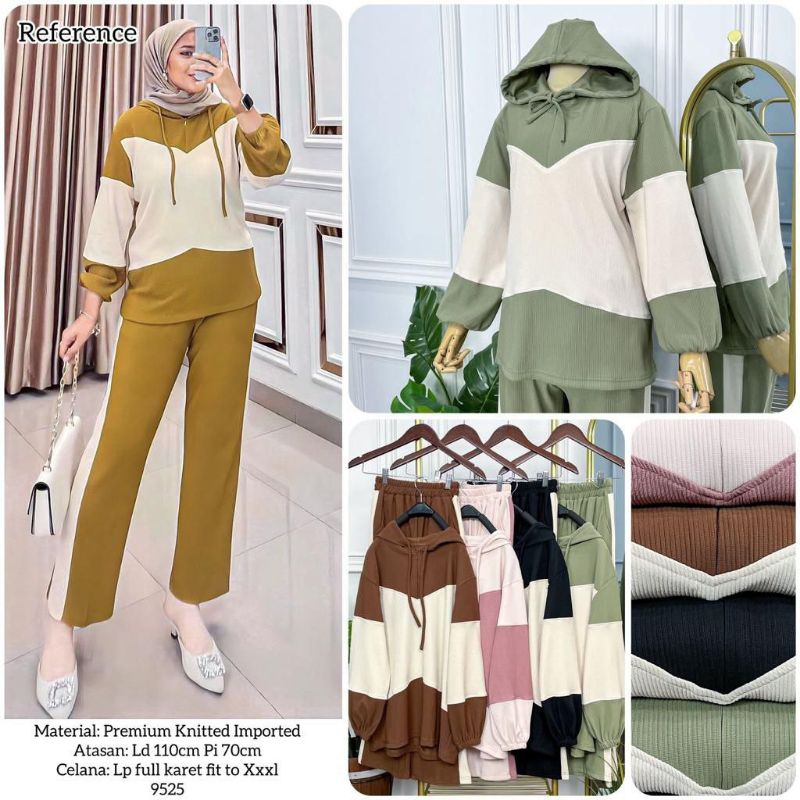 SETELAN WANITA KEKINIAN SETELAN WANITA IMPORT PREMIUM SETCEL HODIE
