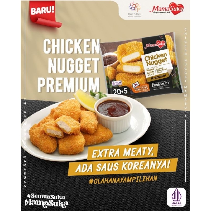 

Mamasuka Chicken Nugget Premium + Saus