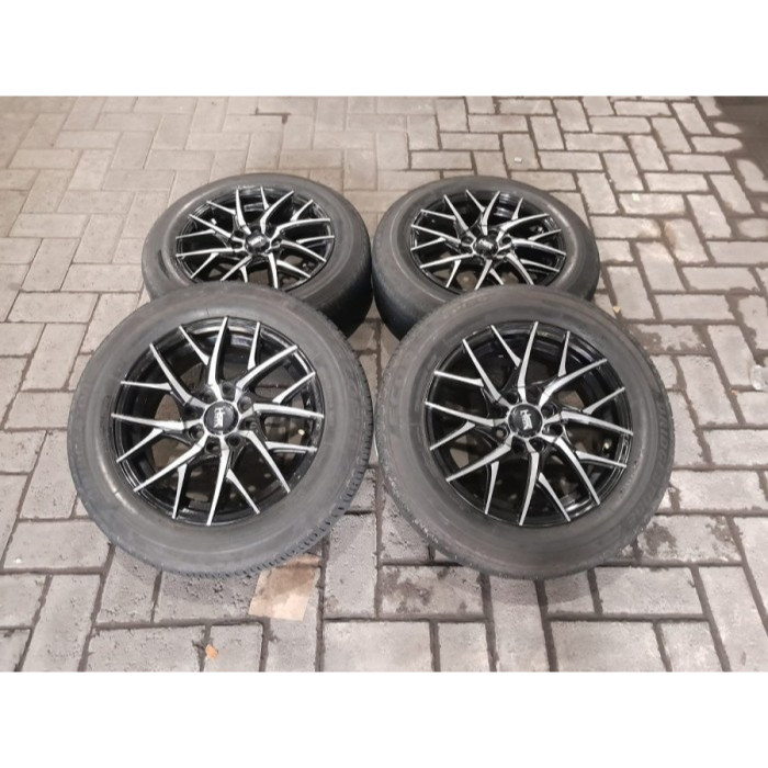 Velg Mobil Second Ring 14 KUROSU R14 Lebar 5,5 Lubang 4 ET35 BAN 175 65 R14