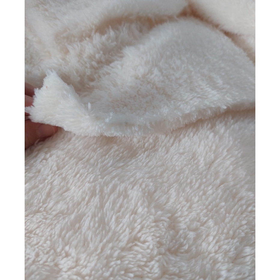 Murah Banget KAIN BULU DOMBA SHERPA 2 MUKA ( 2 FACE)