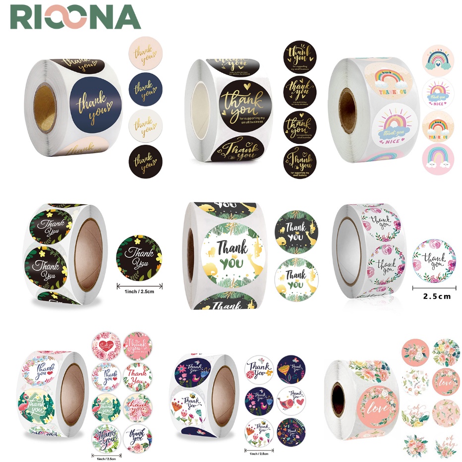 

Murah 500 Pcs Stiker Label Thank You 2.5cm Paling Popular