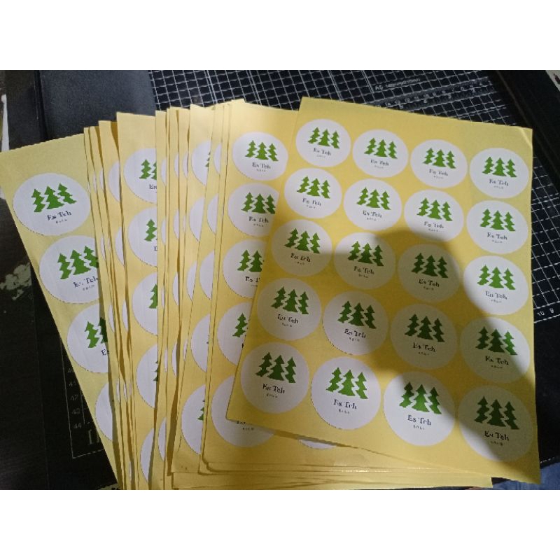 

Sticker ES TEH SOLO 10k/60pcs