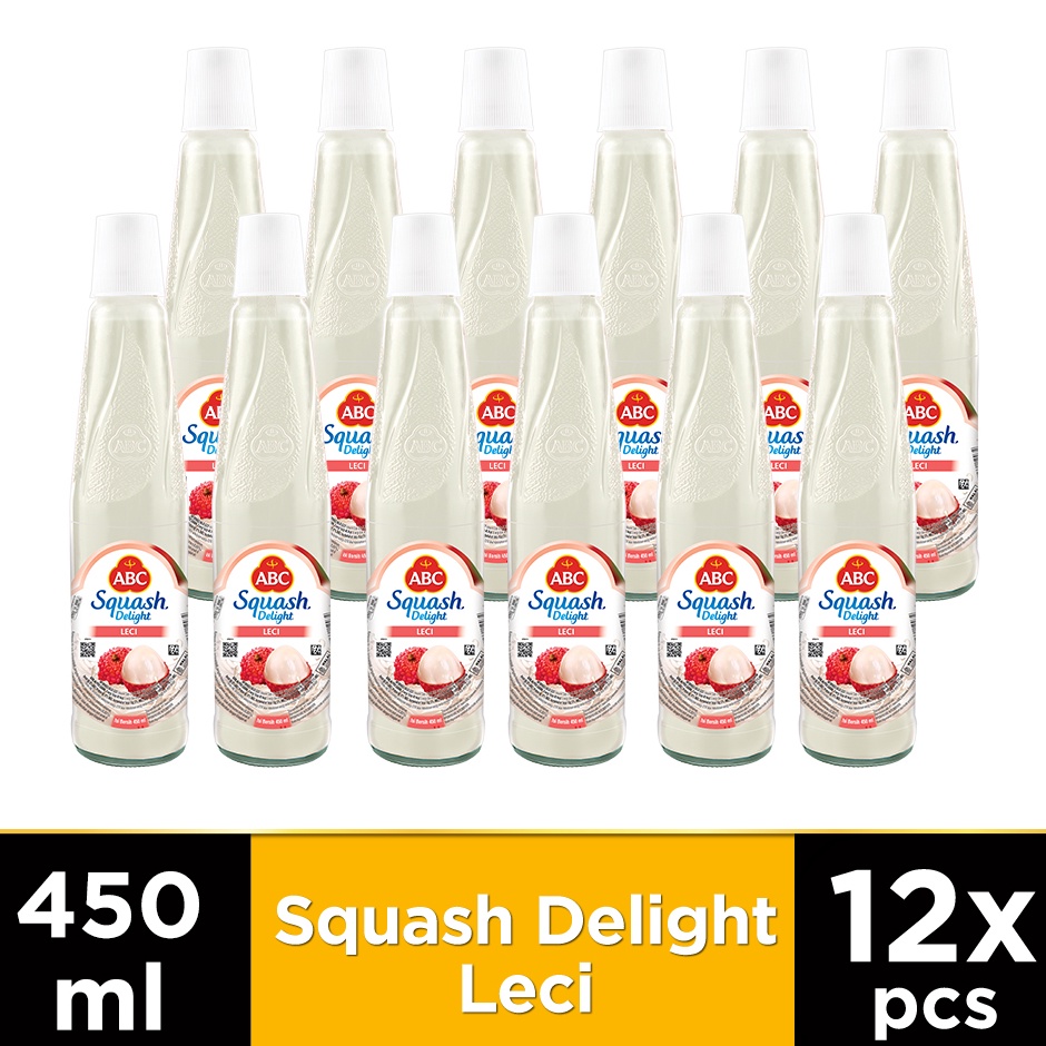 

Big Sale ABC Sirup Squash Delight Leci 450 ml - Multi Pack 12 pcs
