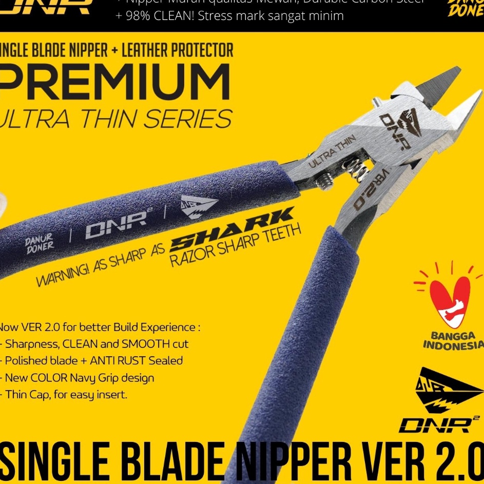 Pesan sekarang SINGLE BLADE NIPPER GUNDAM - DNR - PREMIUM ULTRATHIN - MODEL KIT - CLEAN BUILD