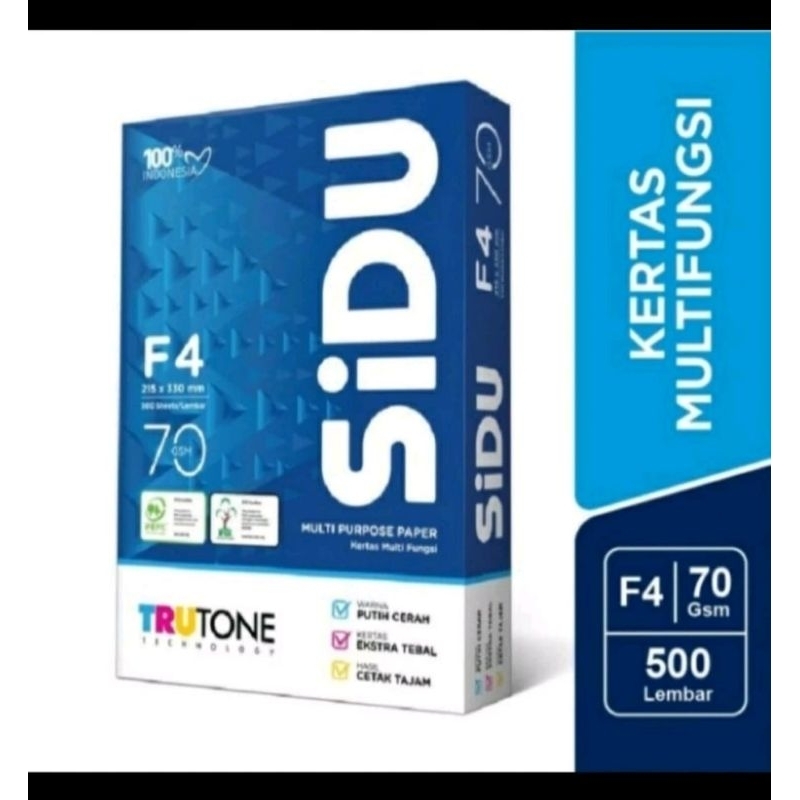 

SIDU(Sinar Dunia/Kertas-Print/HVS/F4-Folio-70Gsm