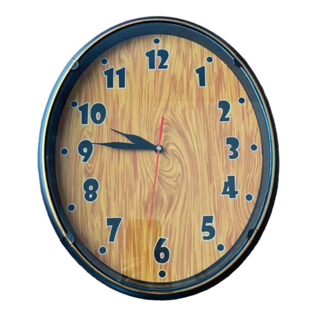 Jam Dinding Kayu Unik / Jam Dinding Kayu Etetik / Jam Dinding 548