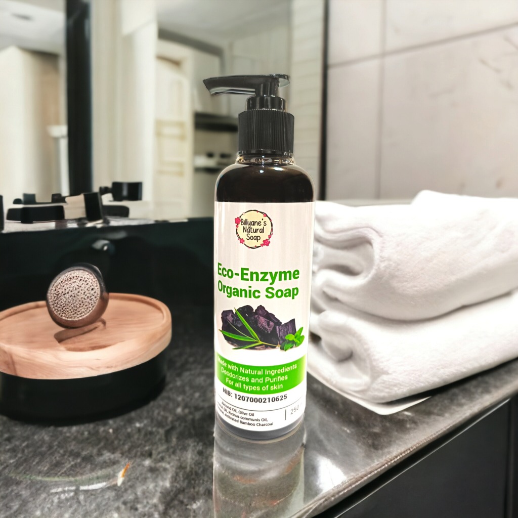 Sabun Cair Eco Enzyme Charcoal 250 ml