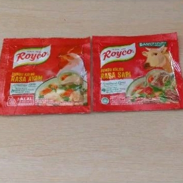 

ROYCO Penyedap bumbu penyedap rasa ayam / sapi 1sachet / 1 pcs 8gr