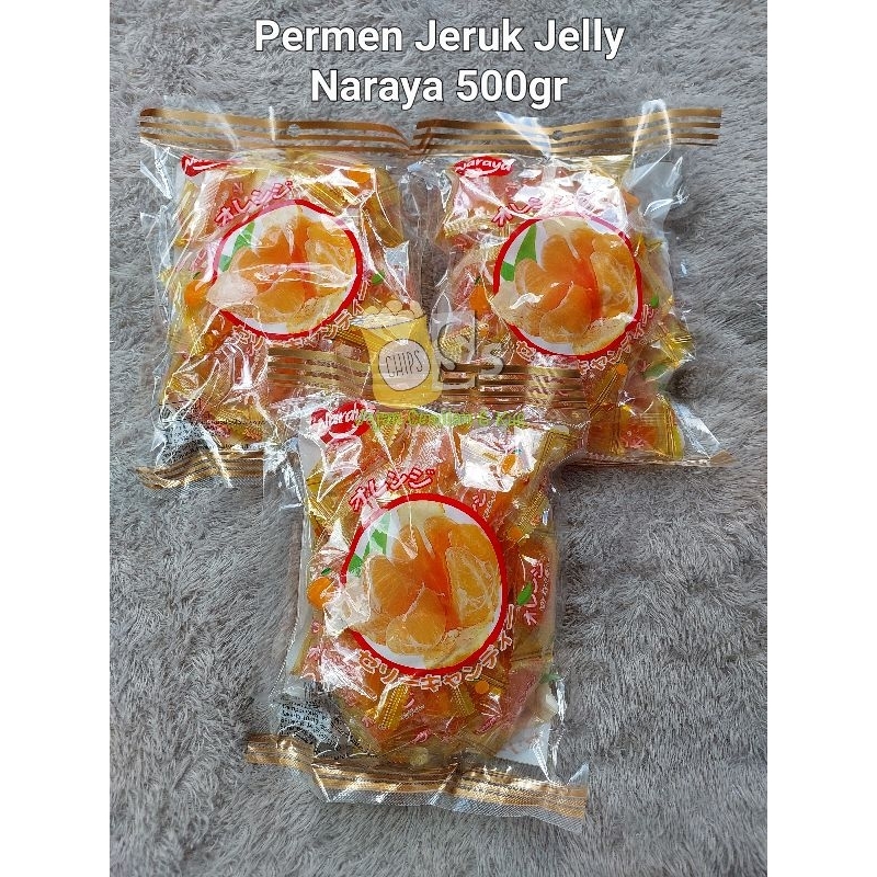 

(500gr) Permen Jeruk Jelly Naraya