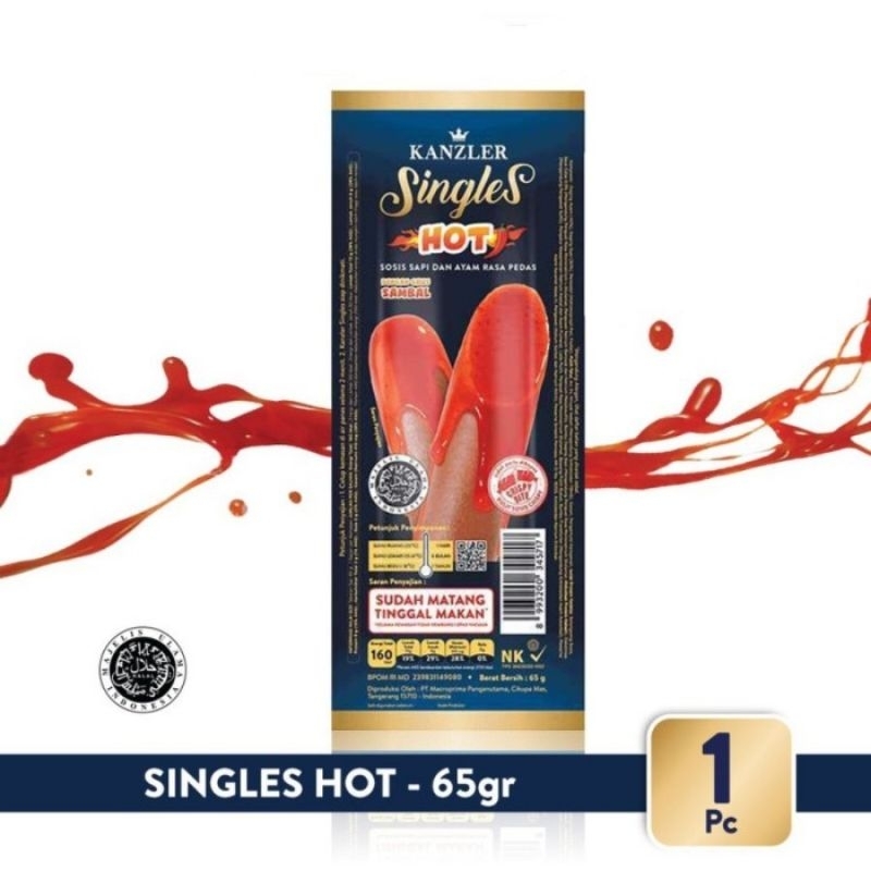 

Kanzler Sosis Singles Hot 65Gr