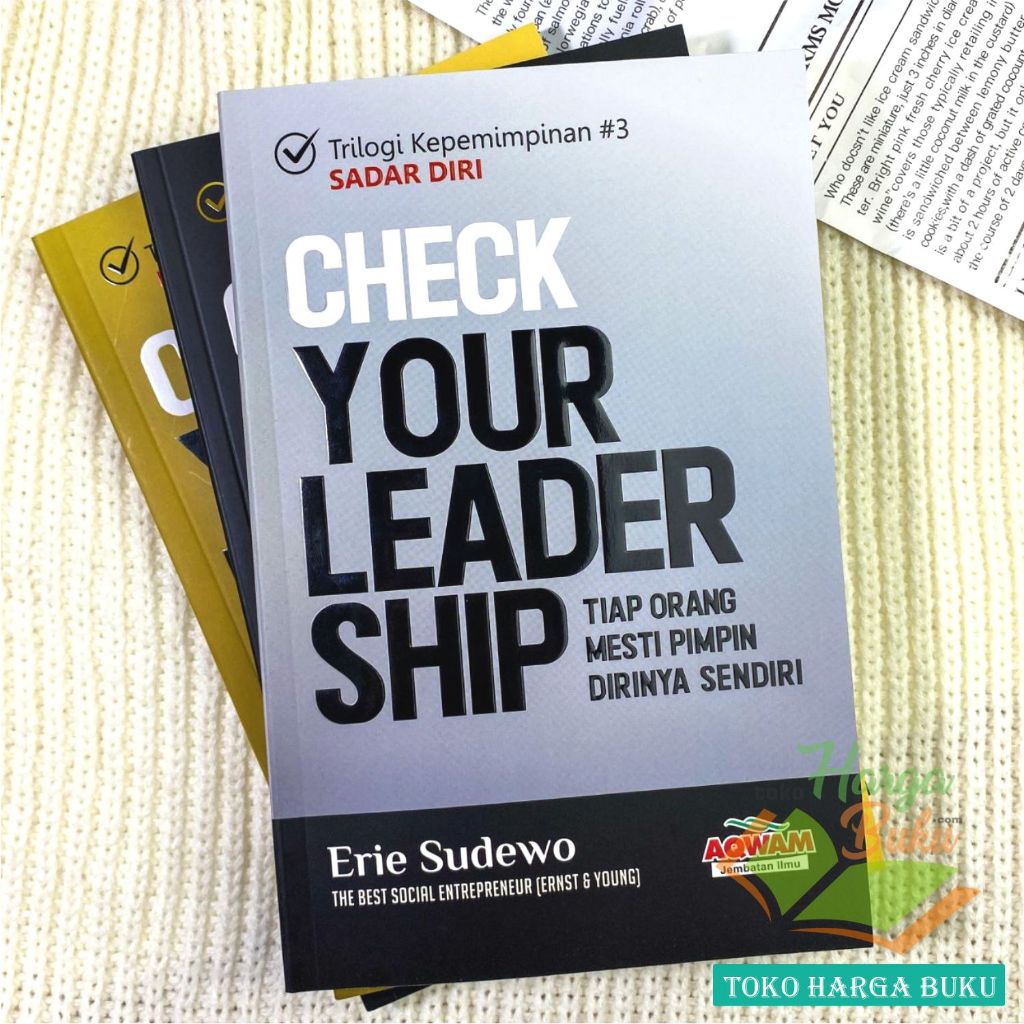 Foto Check Your Leadership Trilogi Kepemimpinan Seri Lengkap 3 Buku Karya Erie Sudewo Penerbit Aqwam