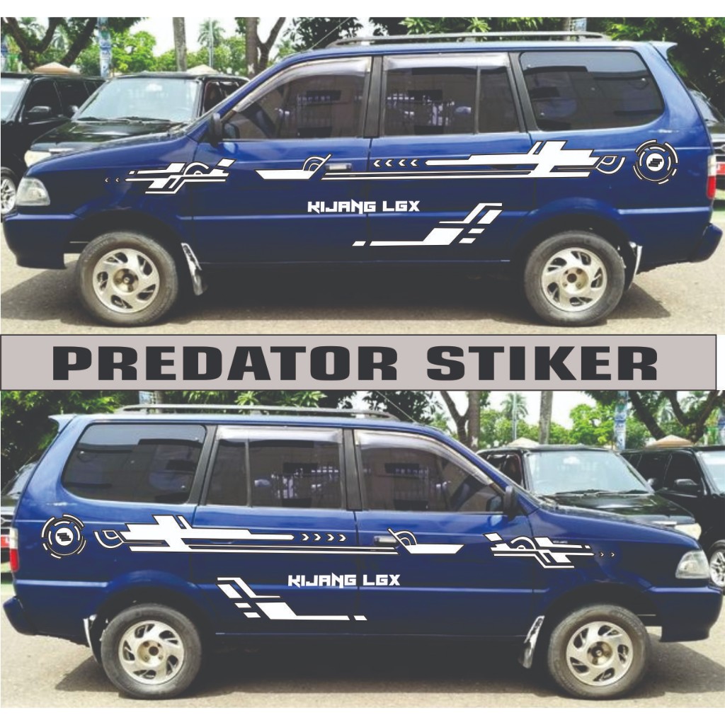 [COD] CUTING STIKER STICKER MOBIL KIJANG LGX TERLARIS