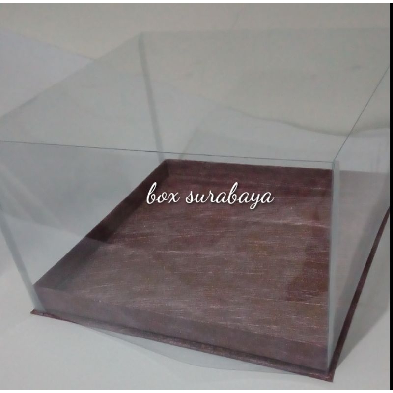 

Box mika / hardbox mika premium 25x25x20 packaging kemasan kue, tart, ayam dan kemasan produk lainnya