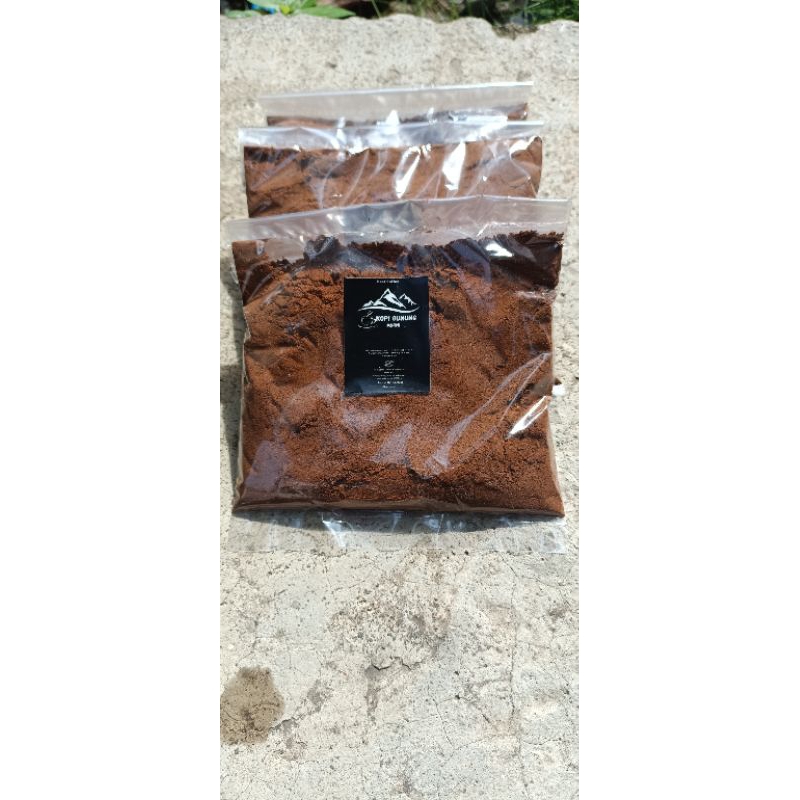 

kopi bubuk murni, kopi cap gunung, kopi asli sumatra 50g