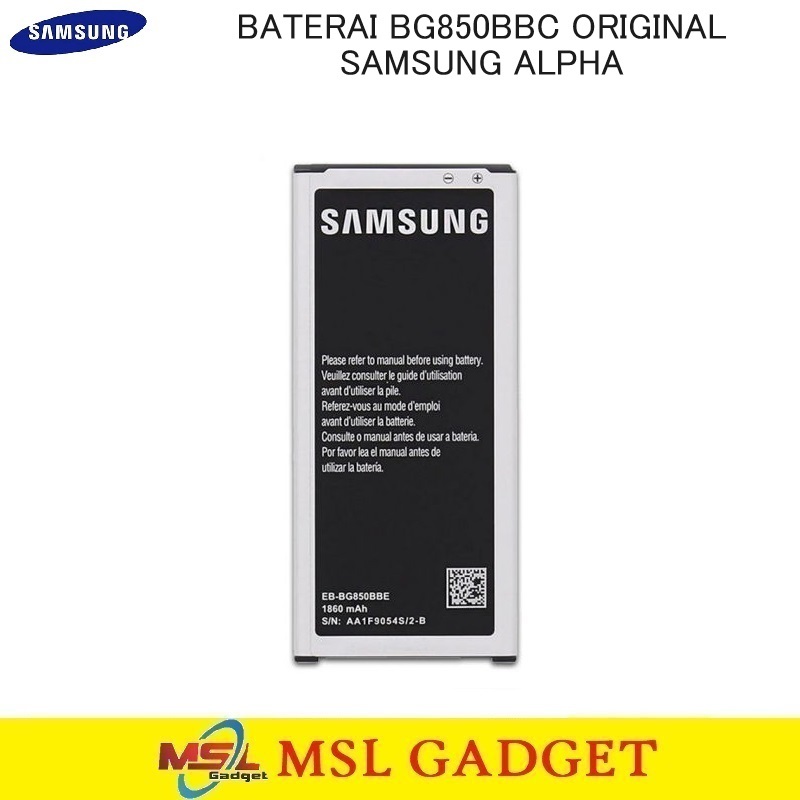 Baterai Samsung Galaxy Alpha Original 100%