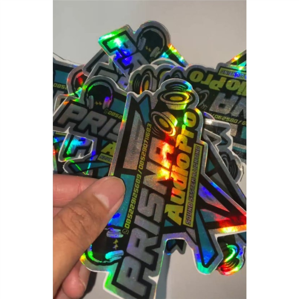 

CETAK PRINT & CUT HOLOGRAM - STICKER COMUNITAS < BISA CUSTOM BAWA DESAIN SENDIRI - PRINT CUT MURAH (minimal order baca deskripsi)