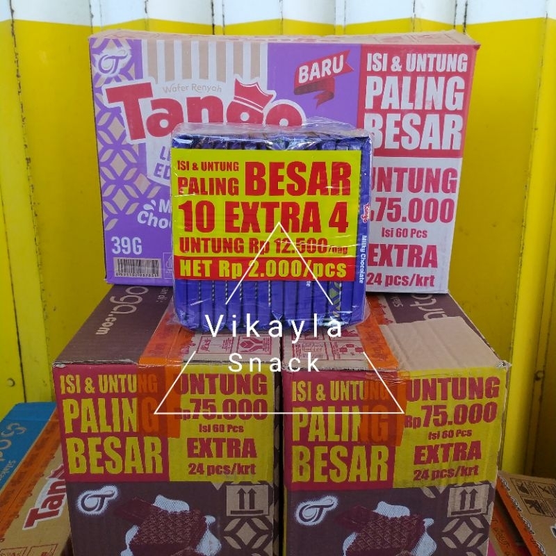 

PROMO SPESIAL Tango 39g New Bite size 1Karton [isi 84 pcs]