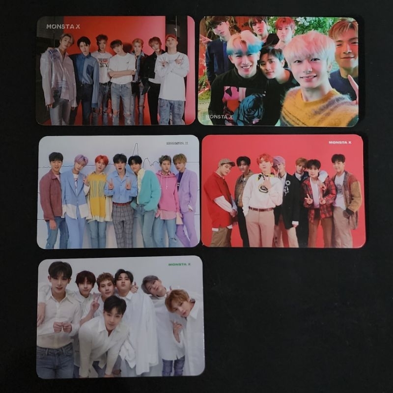 MONSTA X GROUP PC SHOWNU WONHO MINHYUK KIHYUN JOOHEON CHANGKYUN I.M PC MONSTAX PHOTOCARD