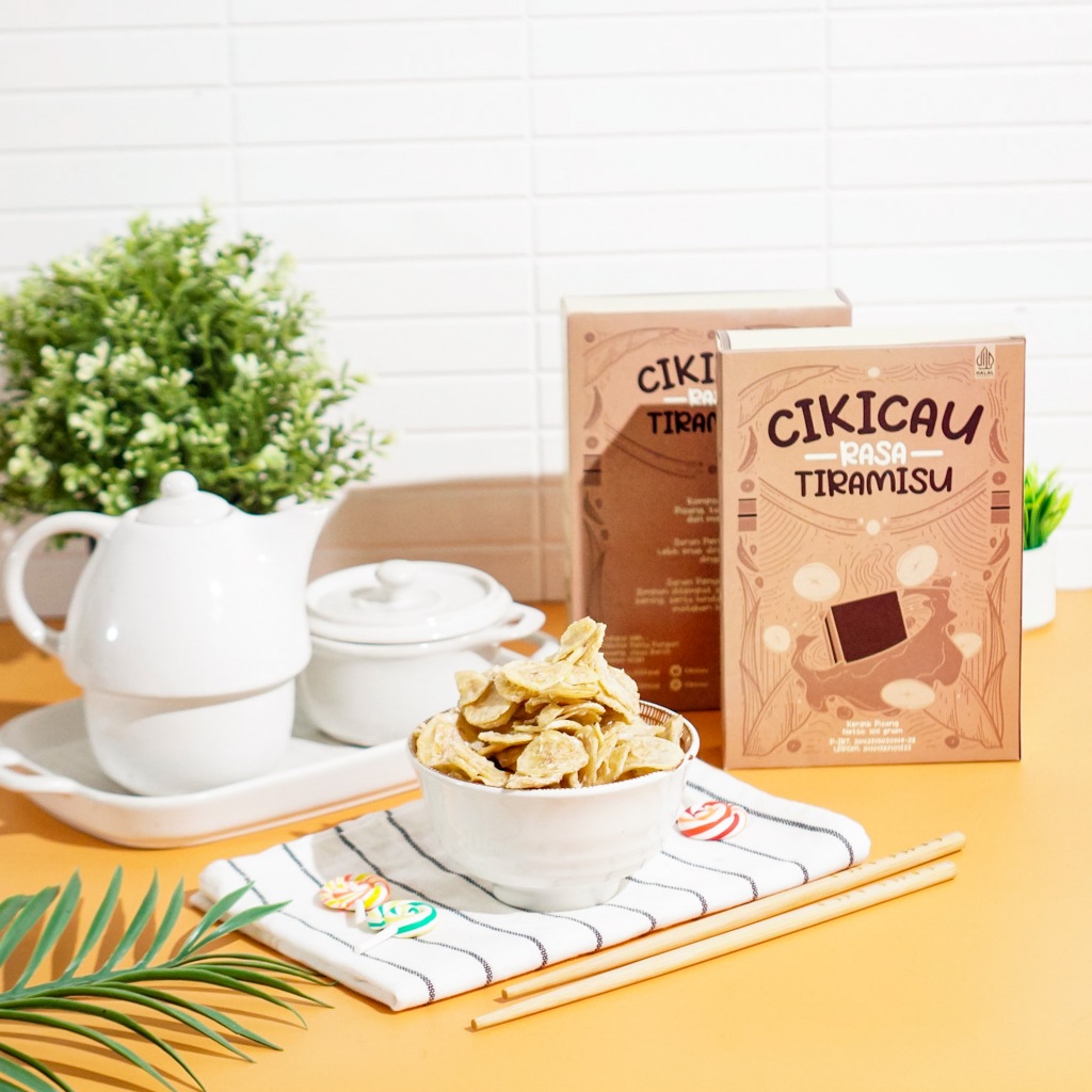 

Keripik Pisang Lumer Cikicau Rasa Tiramisu100 gram