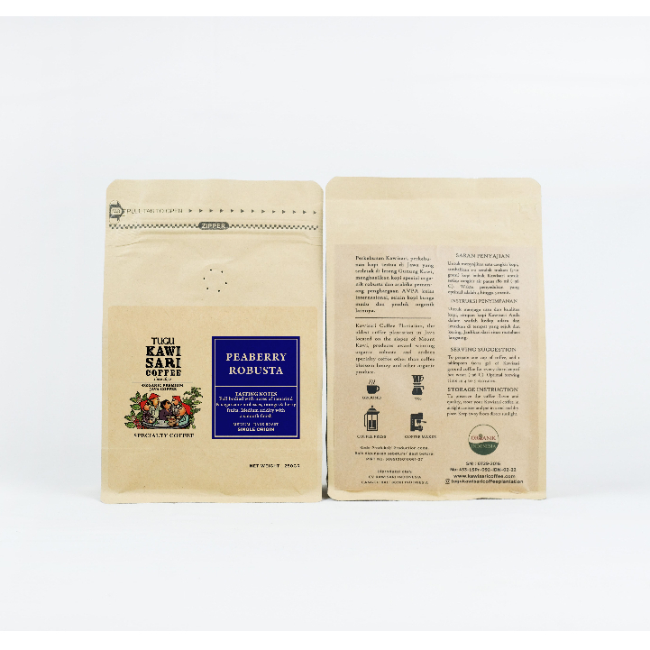

Kopi Robusta Peaberry Jawa Kawisari 250 gram