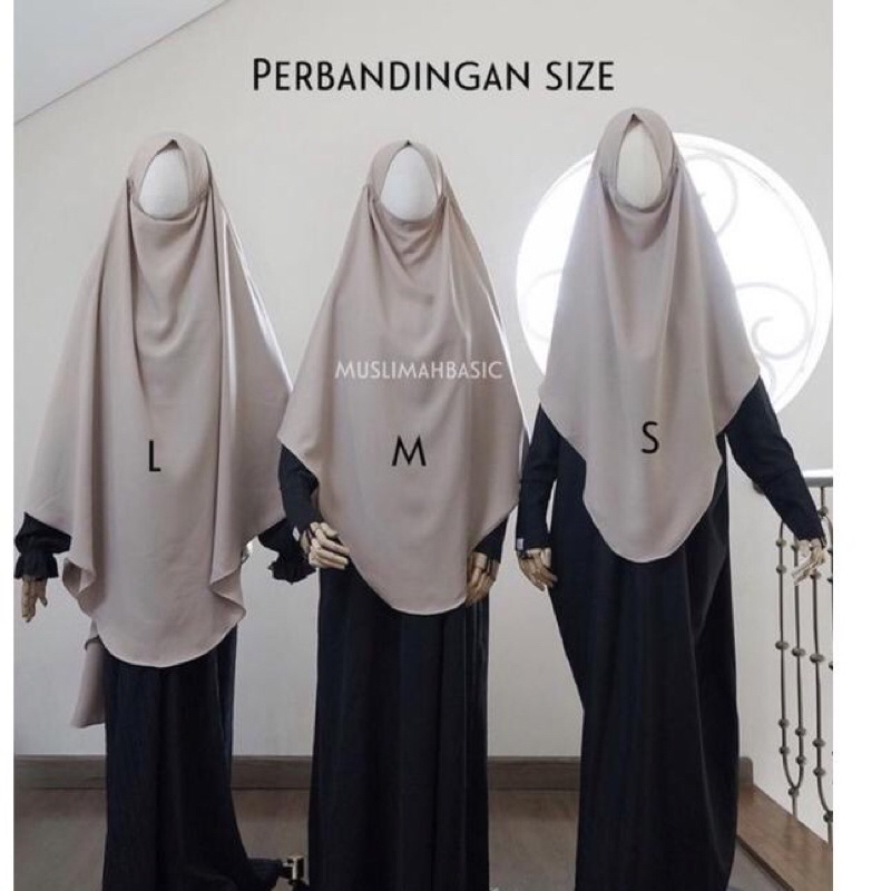 FK instant lady cocoa L muslimah basic BISA LIVE