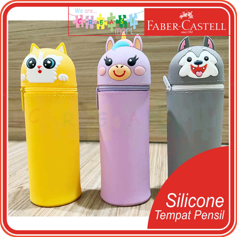 

Faber Castell Silicon Case Tempat / Kotak Pensil Silicon Bahan Halus Lembut 100% Original
