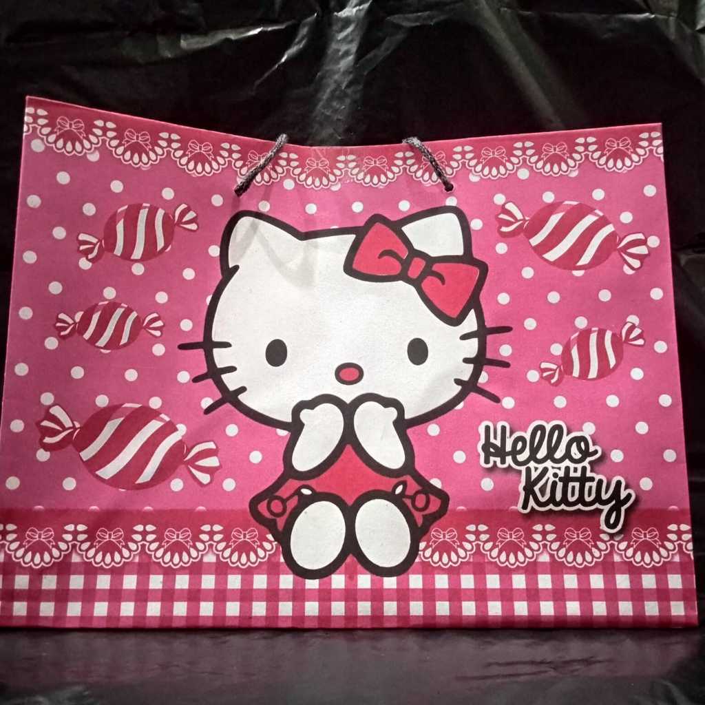 

[ Ecer ] Paper Bag Bento Karakter Uk. 27x17x20 Cm / Paper Bag Ulang Tahun / Tas Kertas Ulang Thaun