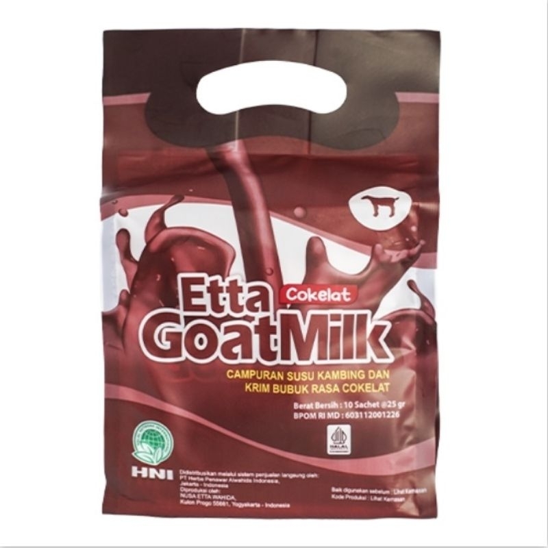 

ETTA GOAT MILK HNI HPAI varian coklat