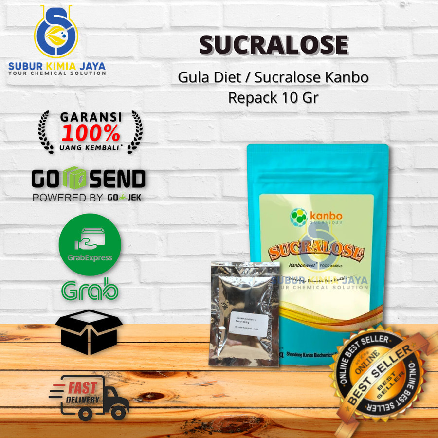

Sucralose 10 gr/ Sucralosa Kanbo / Gula diet 0 kalori