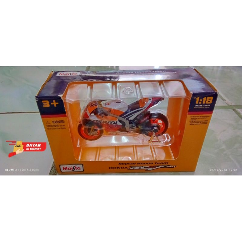 DIECAST MOTOGP MARC MARQUEZ SKALA 1:18
