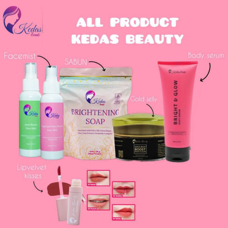 (COD) PRODUK KEDAS BEAUTY BPOM ORIGINAL