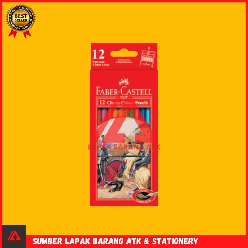 

Faber-Castell Pensil warna 12, Berkualitas