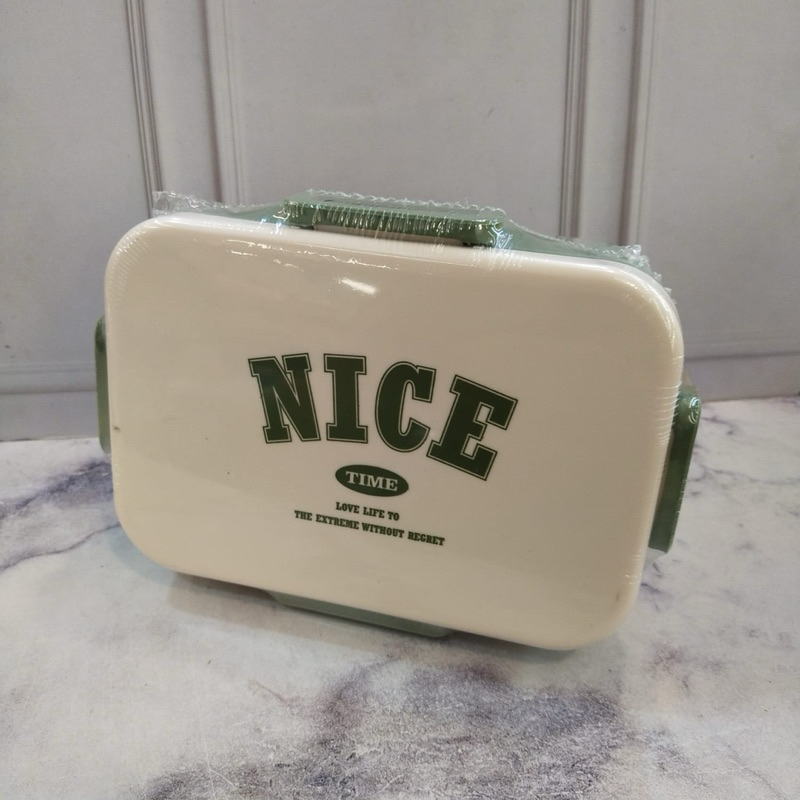 TEMPAT MAKAN SEKAT 2 6820 UK.1300ml FREE SENDOK GARPU