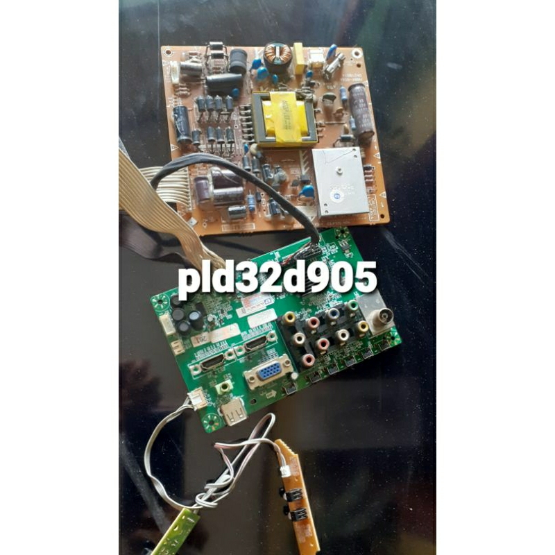 MESIN TV LED POLYTRON PLD32D905 (MB DAN PSU)