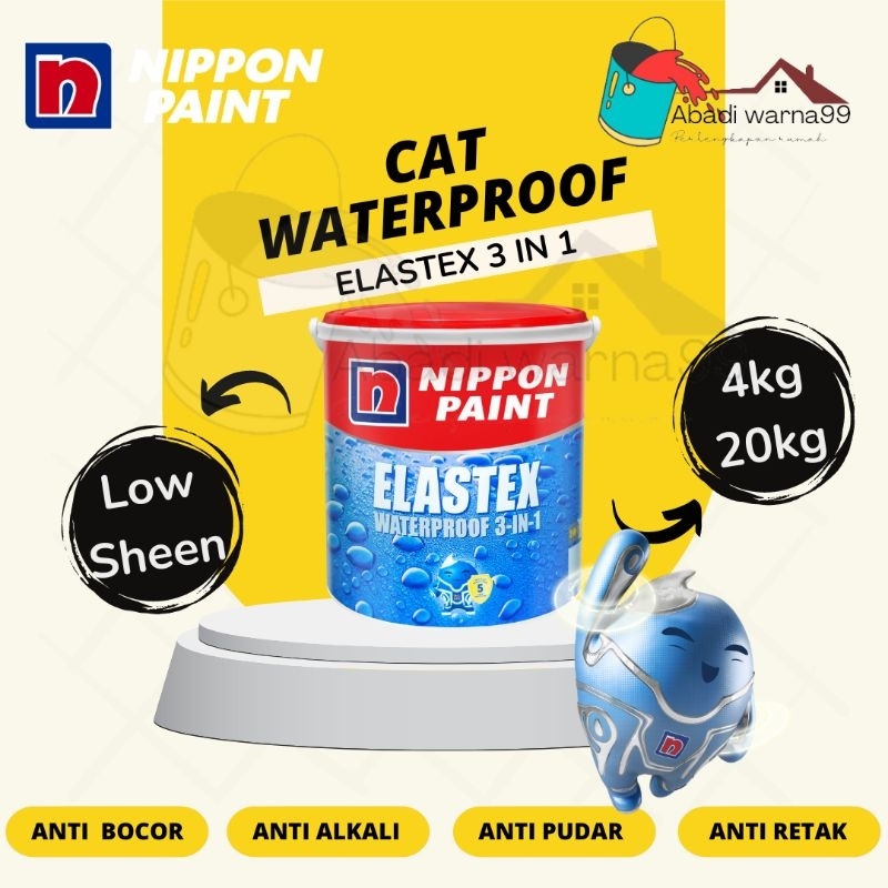 Nippon paint Elastex waterproof Tinting Pail/20kg