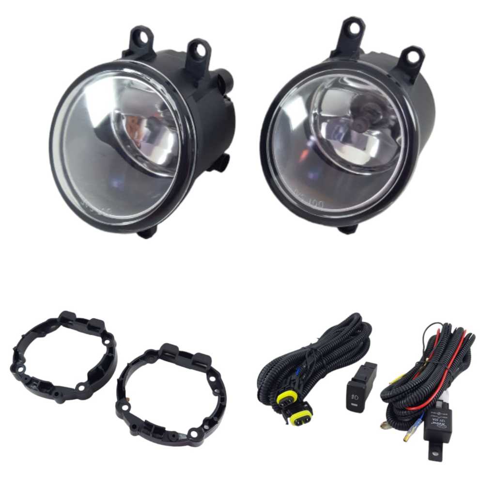 Fog Lamp Foglamp Lampu Kabut Avanza Old Lama Fullset Bahan Kaca Free Bohlam