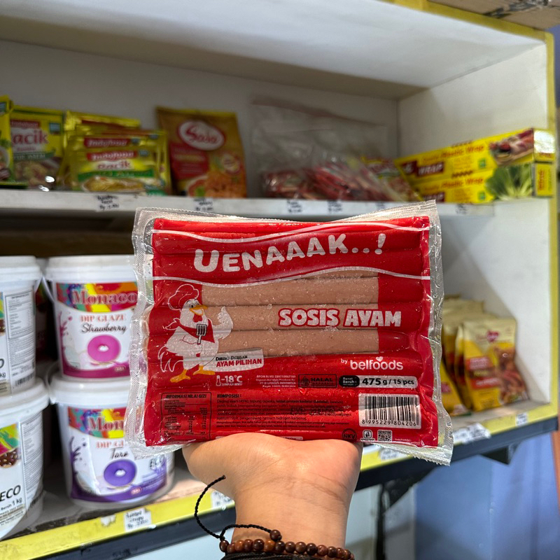 

Belfoods uenak sosis ayam 475g
